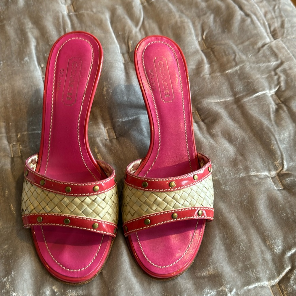 Coach kitten heels